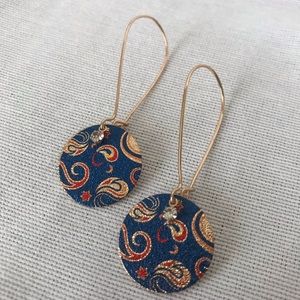 NWT Paisley Teardrop Earrings
